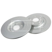 Borg & Beck 2 x Solid Rear Brake Discs BBD5555