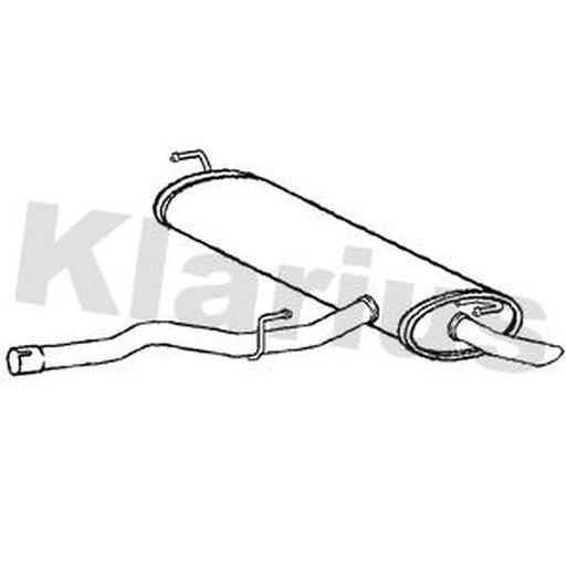 Klarius Box With Tail Pipe Rear DN863M