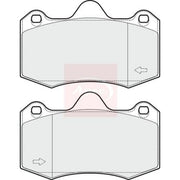 Apec Front Brake Pad Set PAD1721