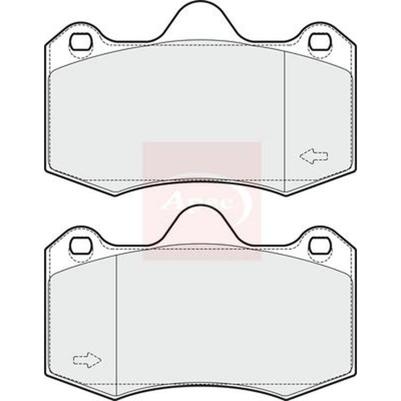 Apec Front Brake Pad Set PAD1721