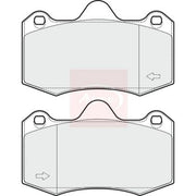 Apec Front Brake Pad Set PAD1721