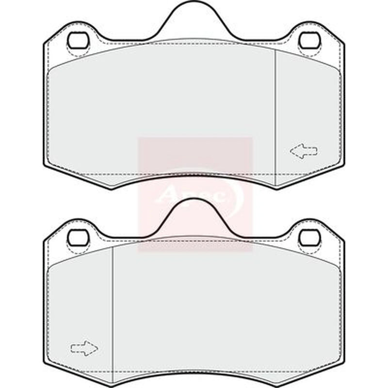 Apec Front Brake Pad Set PAD1721