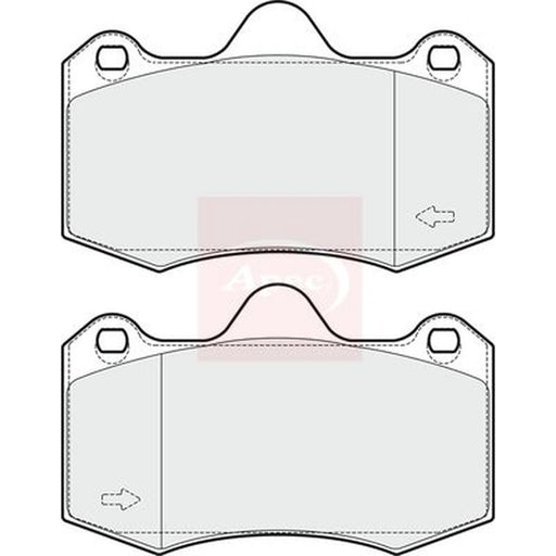 Apec Front Brake Pad Set PAD1721