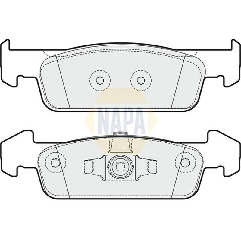 NAPA Front Brake Pad Set NBP1385