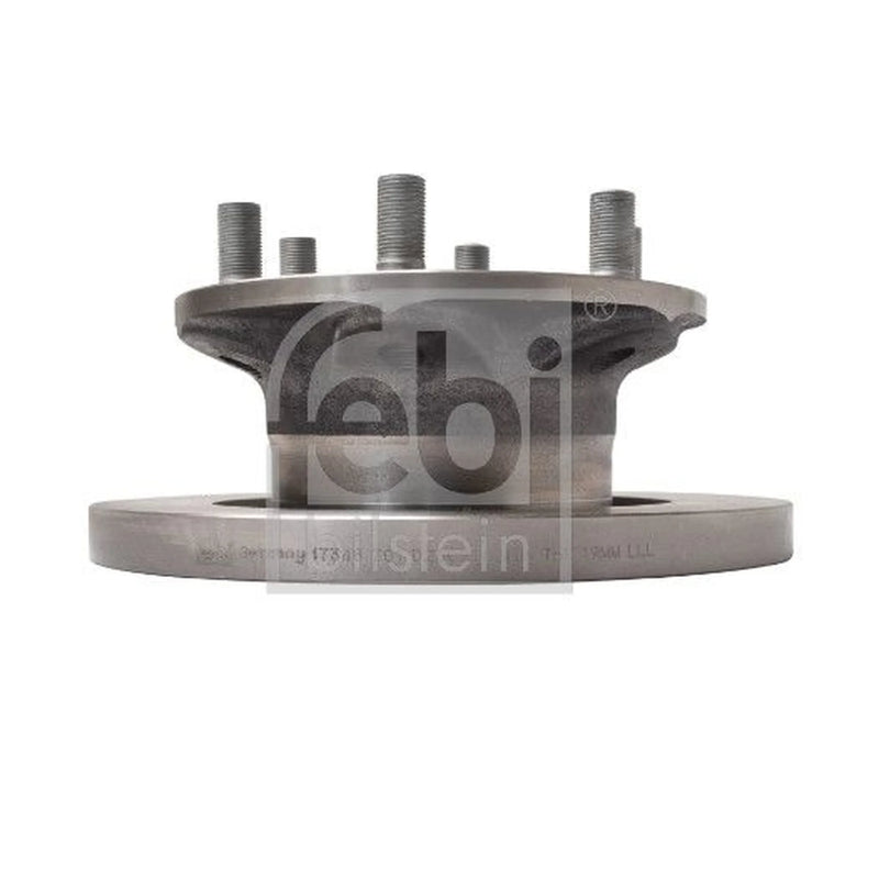Febi 2 x Solid Front Brake Discs 17348