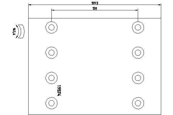 TEXTAR 1957427 Drum Brake Lining Kit For S-Cam Braking System For KASSBOHRER BPW TEXTAR - Town Parts