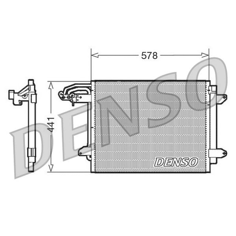 Denso Air Conditioning Condenser DCN32030