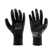 Scan Seamless Inspection Gloves - L (Size 9) (pack 12) - SCAGLOINSP12