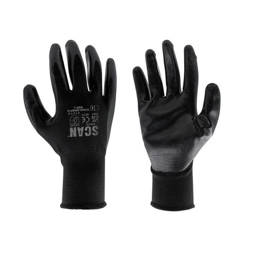 Scan Seamless Inspection Gloves - L (Size 9) (pack 12) - SCAGLOINSP12