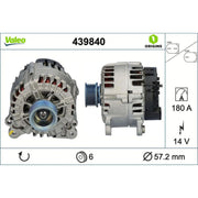 Valeo Car Alternator 12V 439840