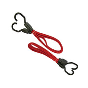 Faithfull Flat Bungee Cord 76cm (30in) Red 2 Piece - FAITDBUNG30