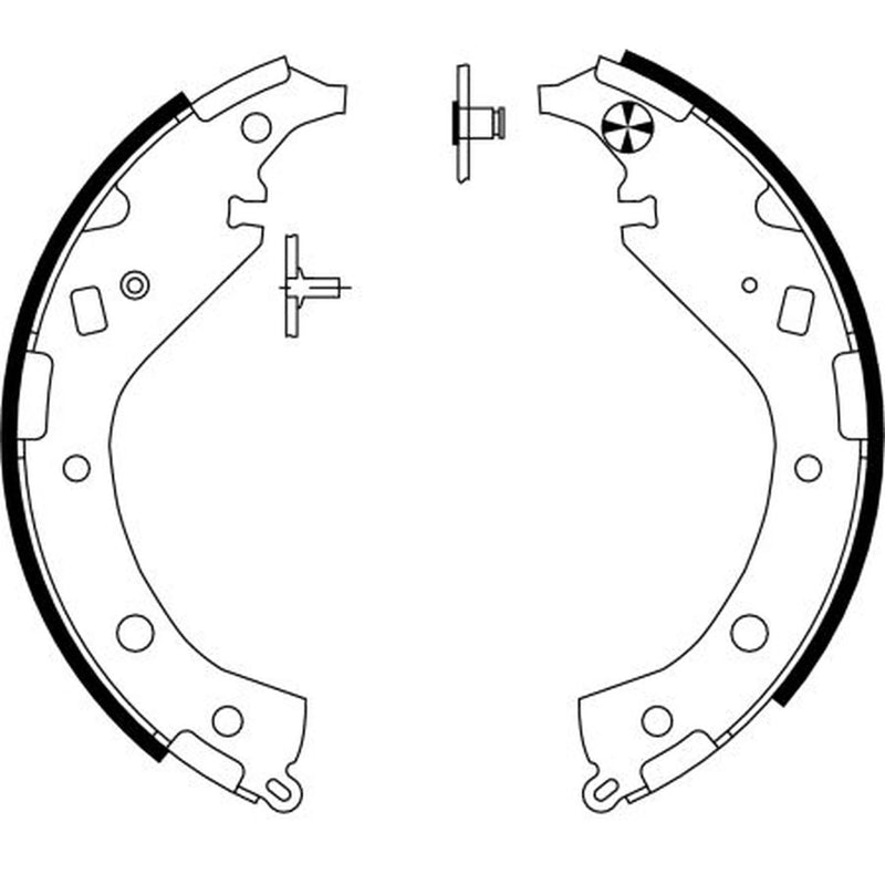 Textar Brake Shoe Set Axle Kit 91063100