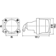 Hella Headlight Headlamp H7 Right 1AL 009 998-041