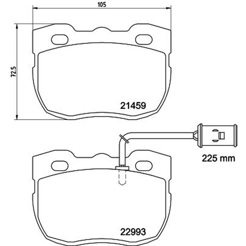 Mintex Front Brake Pad Set MDB4129