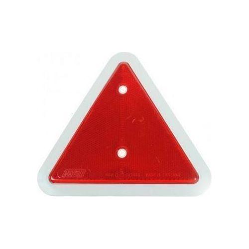 REFLECTOR - WHITE EDGE RED REFLECTIVE TRIANGLE BK Maypole  - Town Parts