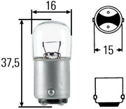 Hella 8GA 002 071-371 Bulb, licence plate light