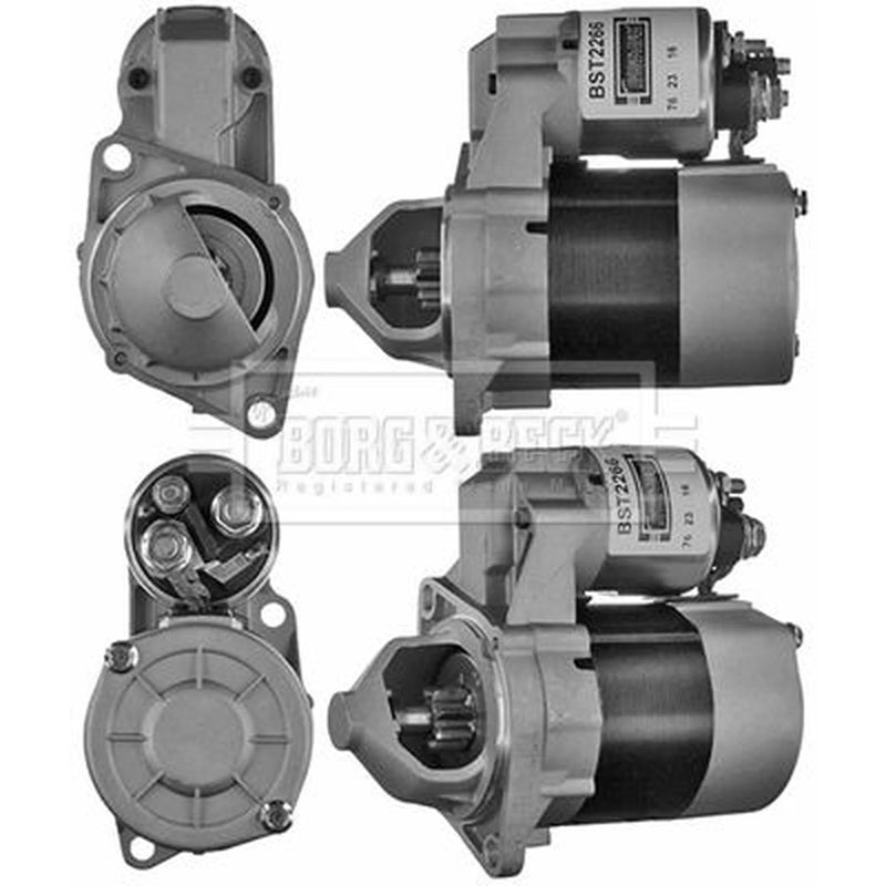 Borg & Beck Starter Motor 12V 1kW 8 Teeth BST2266