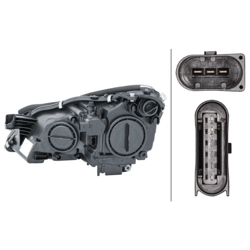 Hella Headlight Headlamp W5W Right 1EL 008 821-021
