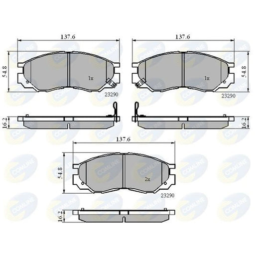 Comline 4 x Front Brake Pad Set CBP3269