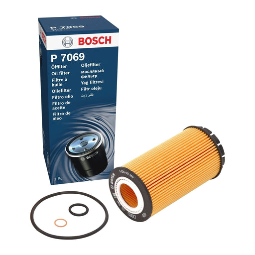 Genuine Bosch Car Oil Filter P7069 Fits Hyundai Santa Fe Crdi - 2.0 - 01-06 F026 Bosch  - Town Parts