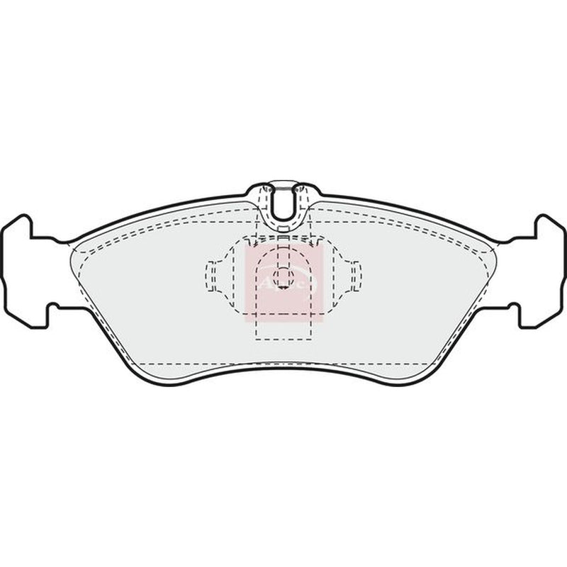 Apec Rear Brake Pad Set PAD929