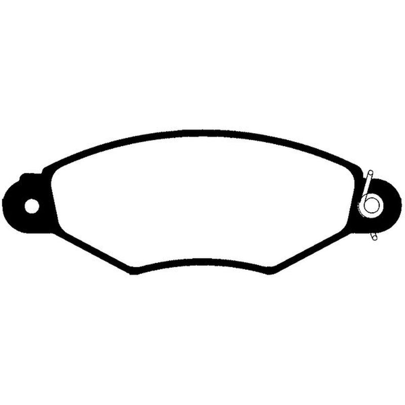 Abtex Front Brake Pad Set PLU3615