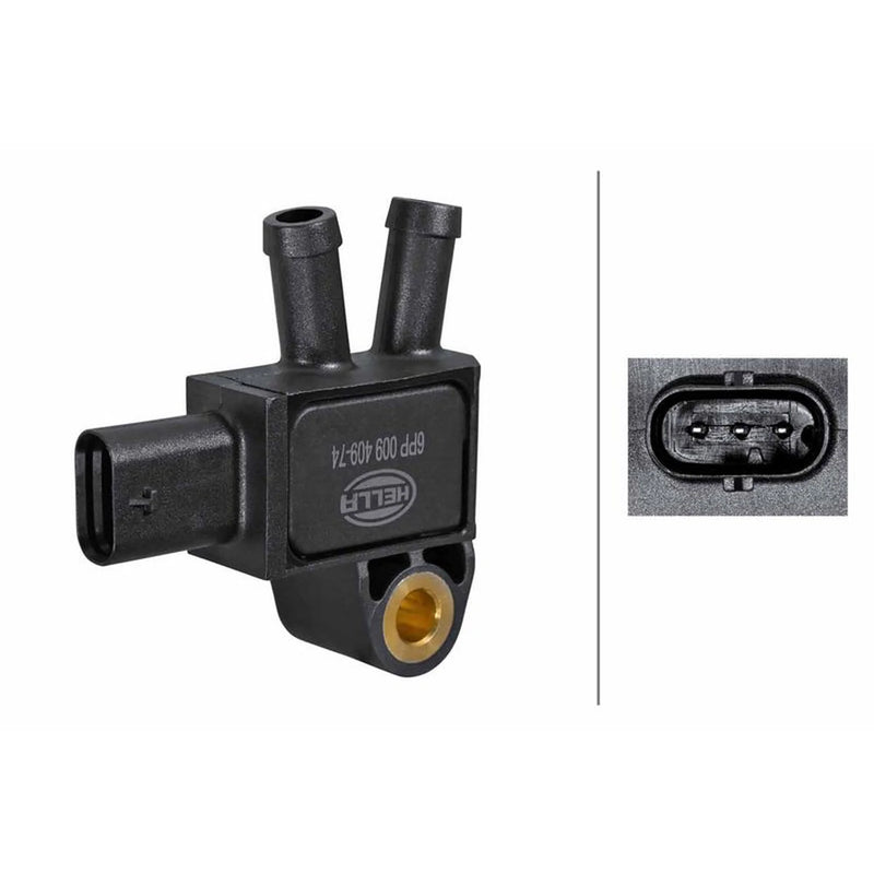 Hella Exhaust Pressure Sensor 6PP 009 409-741