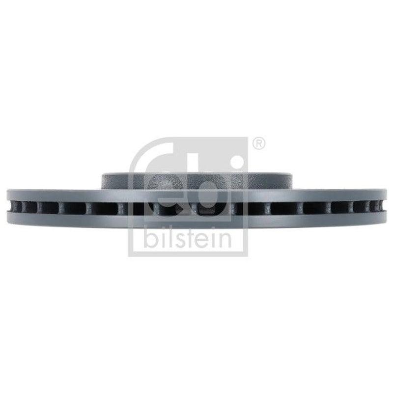 Febi 2 x Internally Vented Front Brake Discs 1000750