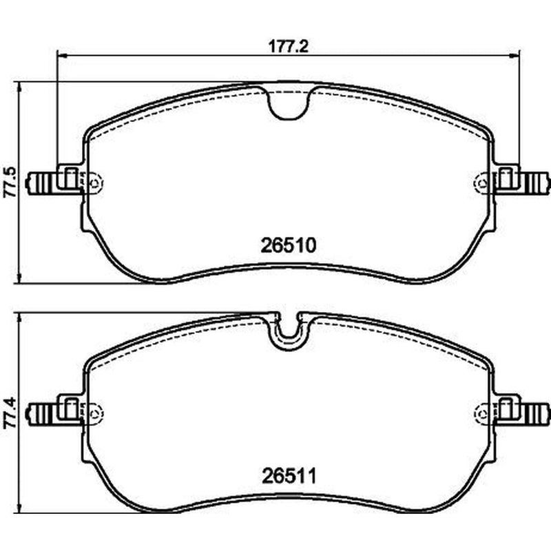Mintex Front Brake Pad Set MDB3501