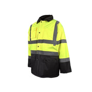 Scan Hi-Vis Yellow/Black Motorway Jacket - L (44in) - SFJK81