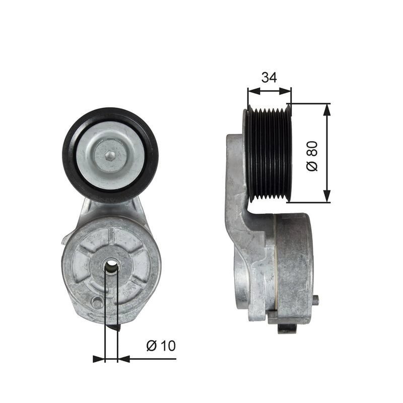 Gates Auxiliary Belt Tensioner T38704