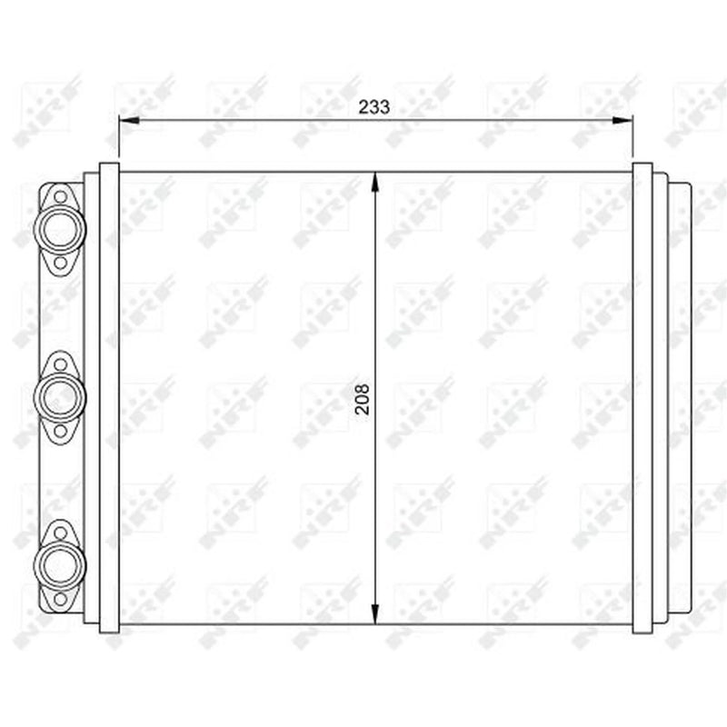 NRF Heater Matrix Core Heat Exchanger 54249
