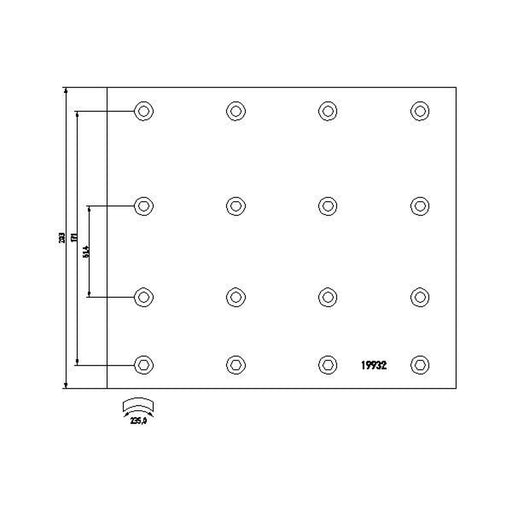 Textar Textar Cv Brake Lining Set 1993201