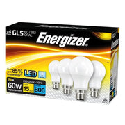 Energizer® Energizer LED GLS 806 Lumens Daylight B22 x 4 S14062 - S14062