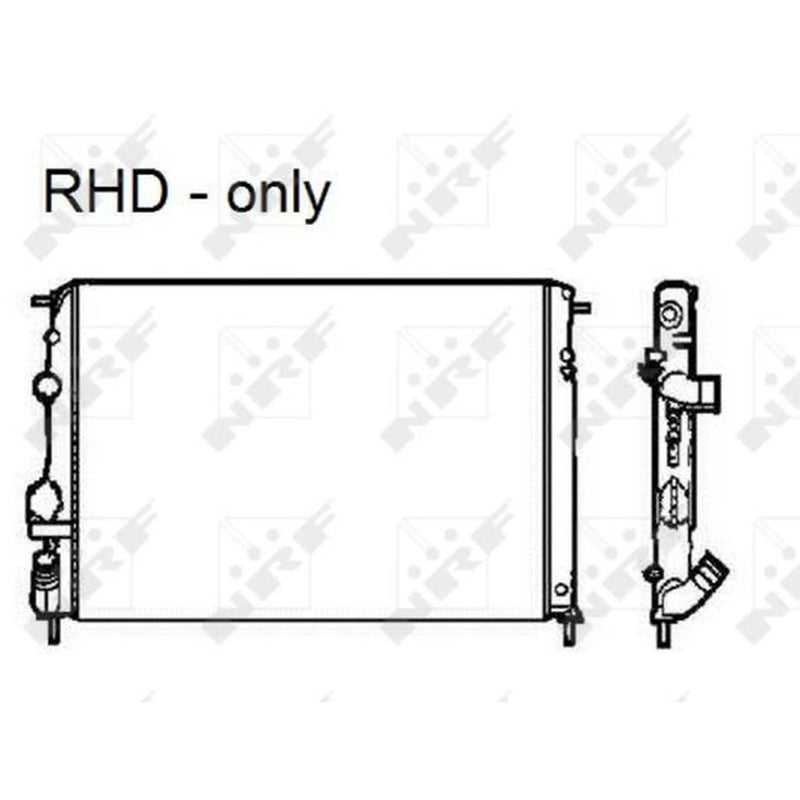 NRF Engine Radiator 58326