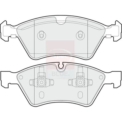 Apec Front Brake Pad Set PD3629