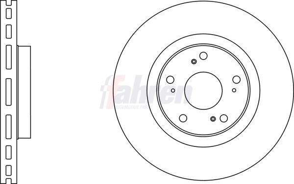 Fahren Brake Disc Set Vented