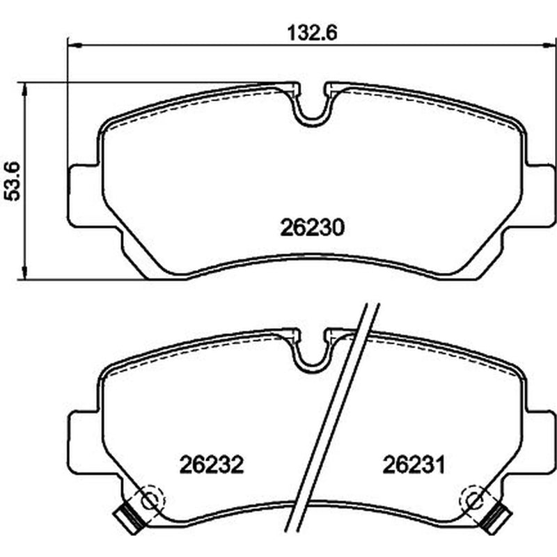 Mintex Rear Brake Pad Set MDB4420