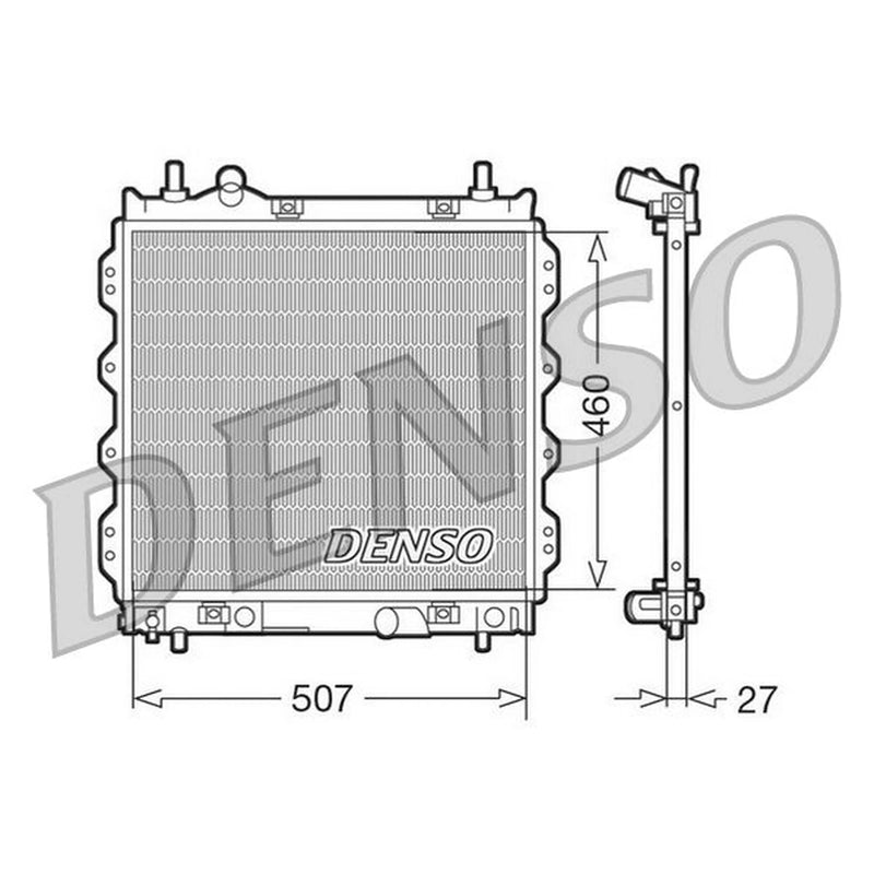 Denso Engine Radiator DRM06005