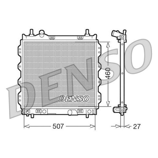 Denso Engine Radiator DRM06005