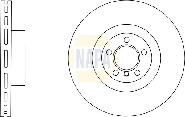 NAPA Front Vented & Rear Vented Brake Discs & Pads fits LAND ROVER