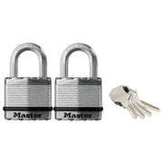 Master Lock Excell™ Laminated Steel 45mm Padlock - 24mm Shackle - Keyed Alike x