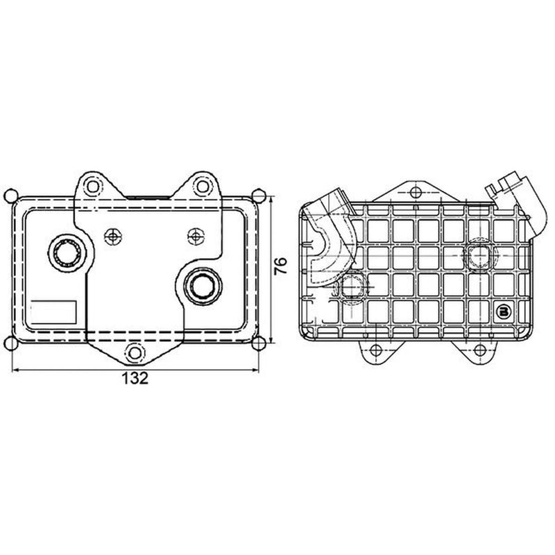 Mahle Engine Oil Cooler CLC 36 000P