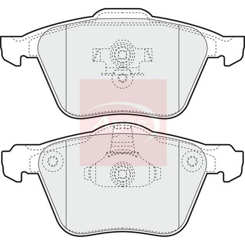 Apec Front Brake Pad Set PAD1411