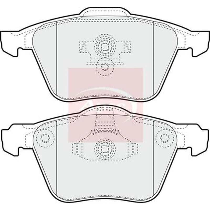 Apec Front Brake Pad Set PAD1411