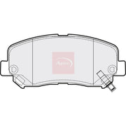 Apec Front Brake Pad Set PAD2076