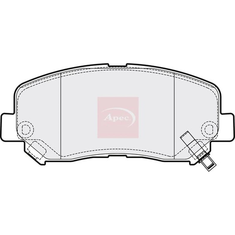Apec Front Brake Pad Set PAD2076