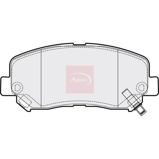 Apec Front Brake Pad Set PAD2076