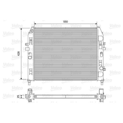 Valeo Engine Radiator 701612