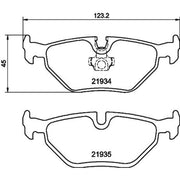 Mintex Rear Brake Pad Set MDB2763